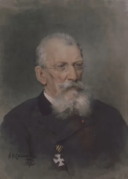 Framed Print : Portrait of the artist Pyotr P. Sokolov (1821-1899). Artist: Stepanov, Alexander Nikolaevich (1861-1911) Framed Print : Portrait of the artist Pyotr P. Sokolov (1821-1899). Artist: Stepanov, Alexander Nikolaevich (1861-1911)