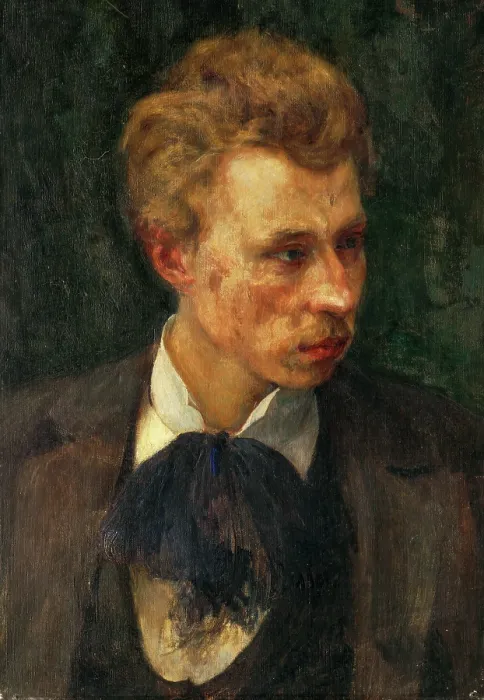 Framed Print : Portrait of the artist R. Boehm, 1897. Creator: Milos Jiranek Framed Print : Portrait of the artist R. Boehm, 1897. Creator: Milos Jiranek