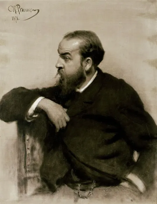 Framed Print : Portrait of the Artist Rafail S. Levitsky, 1878. Creator: Il'ya Repin Framed Print : Portrait of the Artist Rafail S. Levitsky, 1878. Creator: Il'ya Repin