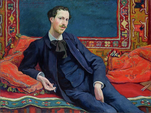 Portrait of the artist René Andreau (1870-1945), 1895. Creator: Monfreid, George-Daniel (Géo) de (1856-1929)