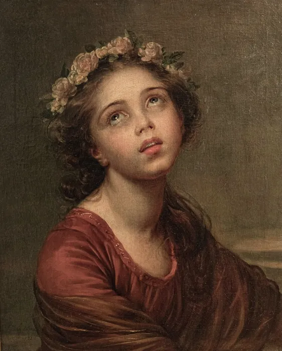 Framed Print : Portrait of the artist's Daughter, 1792. Creator: Vigee Le Brun, Louise Elisabeth (1755-1842). Portrait of the artist's Daughter, 1792 Framed Print : Portrait of the artist's Daughter, 1792. Creator: Vigee Le Brun, Louise Elisabeth (1755-1842). Portrait of the artist's Daughter, 1792
