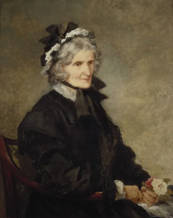 Framed Print : Portrait of the Artists Mother, 1874. Artist Framed Print : Portrait of the Artists Mother, 1874. Artist