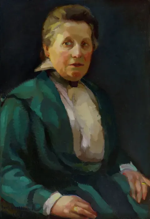 Framed Print : Portrait of the Artist's Mother, 1921. Creator: Eero Snellman Framed Print : Portrait of the Artist's Mother, 1921. Creator: Eero Snellman