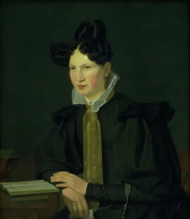 Framed Print : Portrait of the Artist´s Sister-in-Law, Susanne Kobke, née Ryder, 1830-1834. Creator: Christen Kobke Framed Print : Portrait of the Artist´s Sister-in-Law, Susanne Kobke, née Ryder, 1830-1834. Creator: Christen Kobke