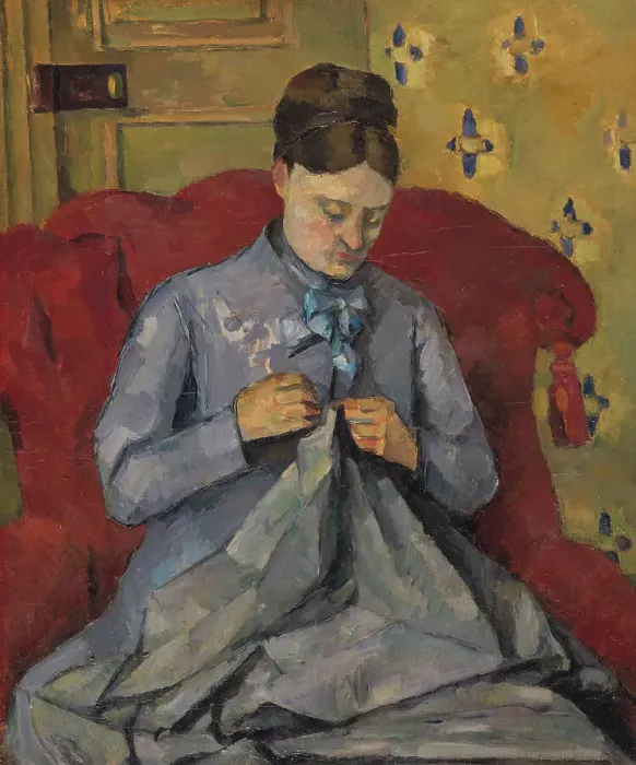 Framed Print : Portrait of the Artist's Wife, 1877. Creator: Paul Cezanne Framed Print : Portrait of the Artist's Wife, 1877. Creator: Paul Cezanne