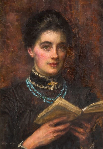 Portrait Of The Artists Wife, 1895-1910. Creator: Walter Chamberlain Urwick