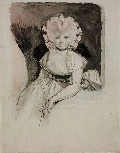 Portrait of the Artists Wife. Artist: Fussli (Fuseli), Johann Heinrich (1741-1825)