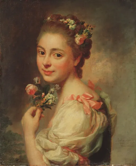 Framed Print : Portrait of the Artist's Wife Marie Suzanne, née Giroust, 1763. Creator: Alexander Roslin (1718-1793) Framed Print : Portrait of the Artist's Wife Marie Suzanne, née Giroust, 1763. Creator: Alexander Roslin (1718-1793)