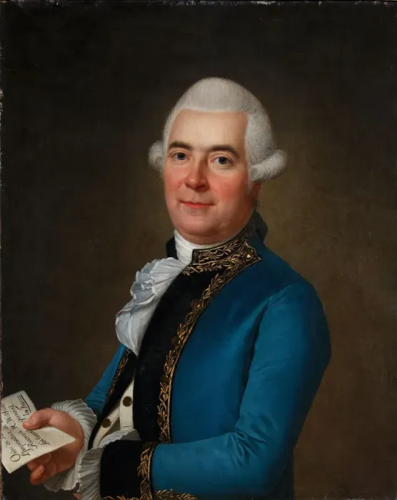 Framed Print : Portrait of Arvid Wittfooth, 1789. Artist: Wertmuller, Adolf Ulrik (1751-1811) Framed Print : Portrait of Arvid Wittfooth, 1789. Artist: Wertmuller, Adolf Ulrik (1751-1811)