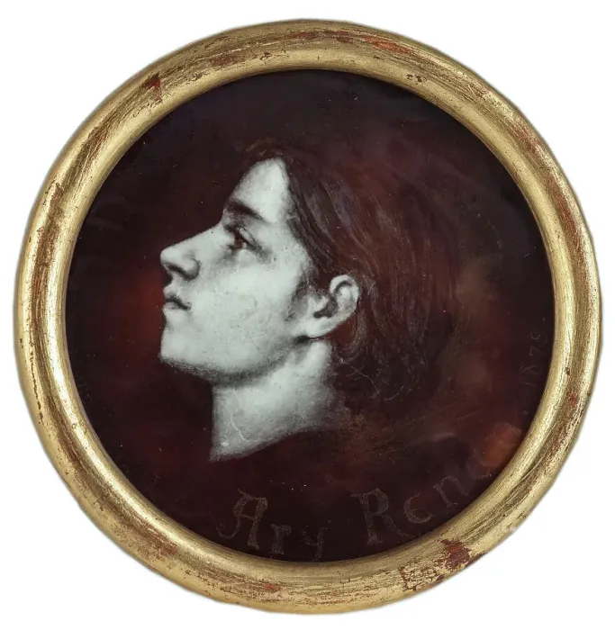 Framed Print : Portrait of Ary Renan, 1879. Creator: Unknown Framed Print : Portrait of Ary Renan, 1879. Creator: Unknown