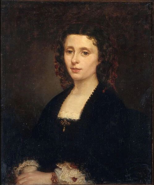 Portrait of Athenais Mialaret (1826-1899), 1855