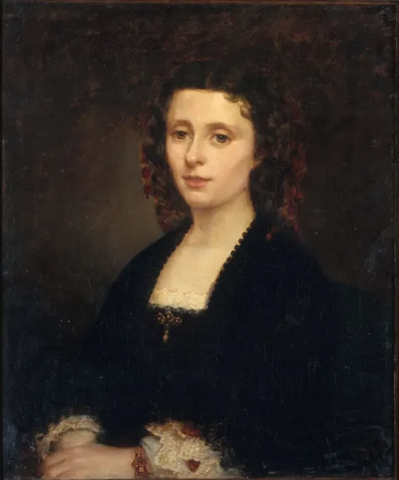 Framed Print : Portrait of Athenais Mialaret (1826-1899), 1855 Framed Print : Portrait of Athenais Mialaret (1826-1899), 1855