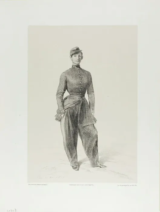 Framed Print : Portrait of Auguste Raffet, 1857. Creator: Auguste Raffet Framed Print : Portrait of Auguste Raffet, 1857. Creator: Auguste Raffet