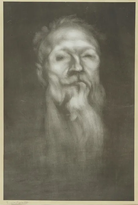 Framed Print : Portrait of Auguste Rodin (1840-1917), 1901. Creator: Carrière; Eugène (1849-1906) Framed Print : Portrait of Auguste Rodin (1840-1917), 1901. Creator: Carrière; Eugène (1849-1906)