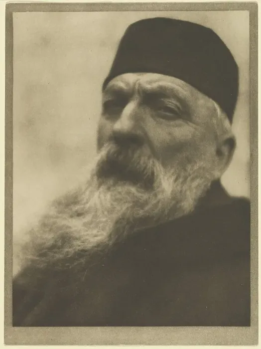 Framed Print : Portrait of Auguste Rodin, negative April 21, 1906; print 1908. Creator: Alvin Langdon Coburn Framed Print : Portrait of Auguste Rodin, negative April 21, 1906; print 1908. Creator: Alvin Langdon Coburn