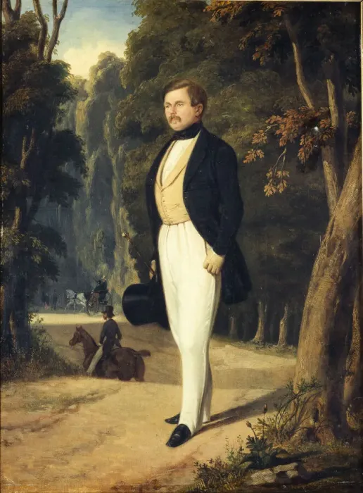Framed Print : Portrait of Augustin Grisier (1791-1865), c. 1840. Creator: De Dreux, Alfred (1810-1860) Framed Print : Portrait of Augustin Grisier (1791-1865), c. 1840. Creator: De Dreux, Alfred (1810-1860)