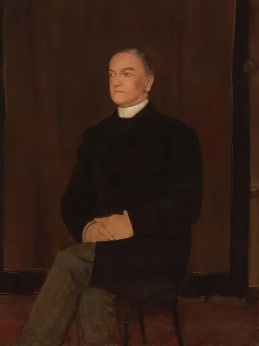 Framed Print : Portrait of Augustinus Gerardus Hubertus van Rijckevorsel, 1888. Creator: Fernand Khnopff Framed Print : Portrait of Augustinus Gerardus Hubertus van Rijckevorsel, 1888. Creator: Fernand Khnopff