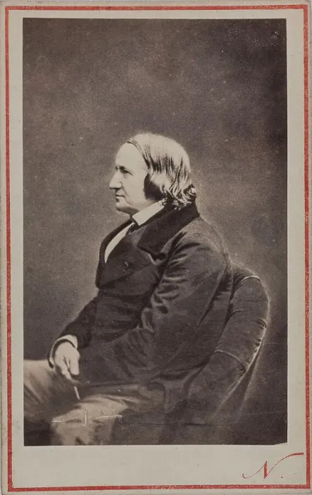 Framed Print : Portrait of the author Alfred de Vigny (1797-1863), ca 1860. Creator: Photo studio Nadar Framed Print : Portrait of the author Alfred de Vigny (1797-1863), ca 1860. Creator: Photo studio Nadar