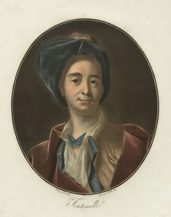 Framed Print : Portrait of the author Bernard le Bovier de Fontenelle (1657-1757), 1797 Framed Print : Portrait of the author Bernard le Bovier de Fontenelle (1657-1757), 1797