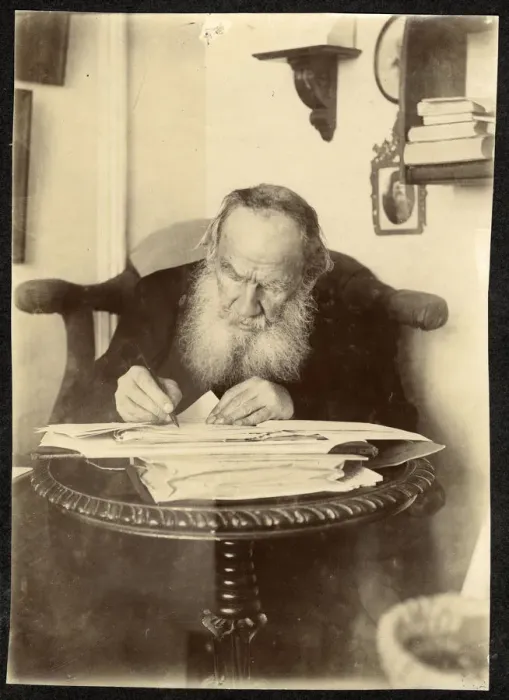Framed Print : Portrait of the author Count Lev Nikolayevich Tolstoy (1828-1910) Framed Print : Portrait of the author Count Lev Nikolayevich Tolstoy (1828-1910)