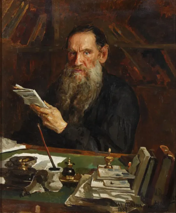 Framed Print : Portrait of the author Count Lev Nikolayevich Tolstoy (1828-1910), End of 19th cen Framed Print : Portrait of the author Count Lev Nikolayevich Tolstoy (1828-1910), End of 19th cen