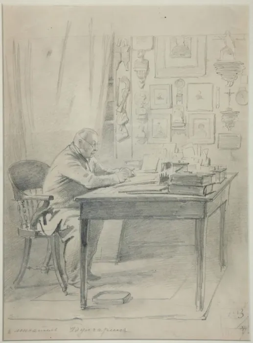 Framed Print : Portrait of the author Faddei Bulgarin (1789-1859), 1840s. Artist: Timm, Vasily (George Wilhelm) (1820-1895) Framed Print : Portrait of the author Faddei Bulgarin (1789-1859), 1840s. Artist: Timm, Vasily (George Wilhelm) (1820-1895)
