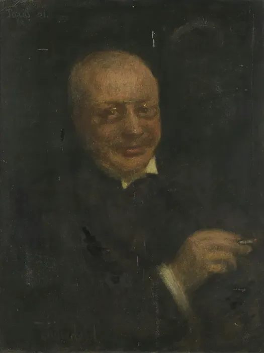 Framed Print : Portrait of the Author Gunnar Heiberg, 1901. Creator: Hans Heyerdahl Framed Print : Portrait of the Author Gunnar Heiberg, 1901. Creator: Hans Heyerdahl