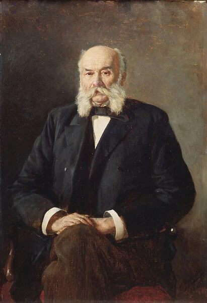 Portrait of the author Ivan Goncharov (1812-1891), 1888. Artist: Yaroshenko, Nikolai Alexandrovich (1846-1898)