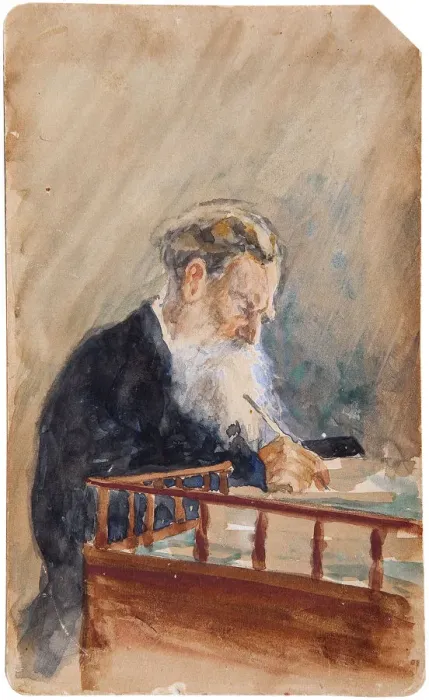 Framed Print : Portrait of the author Leo N. Tolstoy (1828-1910), 1900s. Artist: Repin, Ilya Yefimovich (1844-1930) Framed Print : Portrait of the author Leo N. Tolstoy (1828-1910), 1900s. Artist: Repin, Ilya Yefimovich (1844-1930)