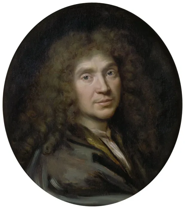 Framed Print : Portrait of the author Moliere (1622-1673), ca 1658. Artist: Mignard, Pierre (1612-1695) Framed Print : Portrait of the author Moliere (1622-1673), ca 1658. Artist: Mignard, Pierre (1612-1695)