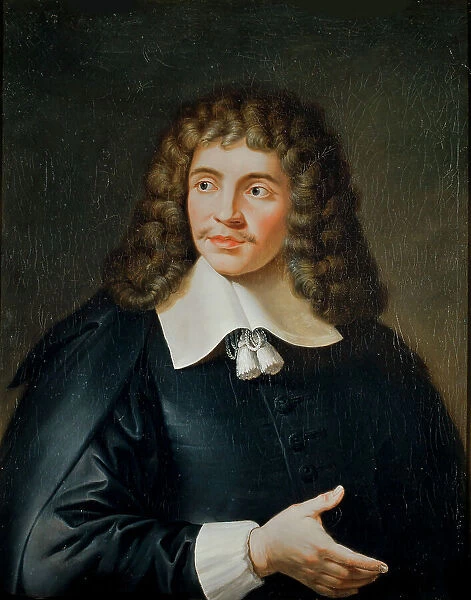 Portrait of the author Moliére (1622-1673), 1700. Creator: Anonymous