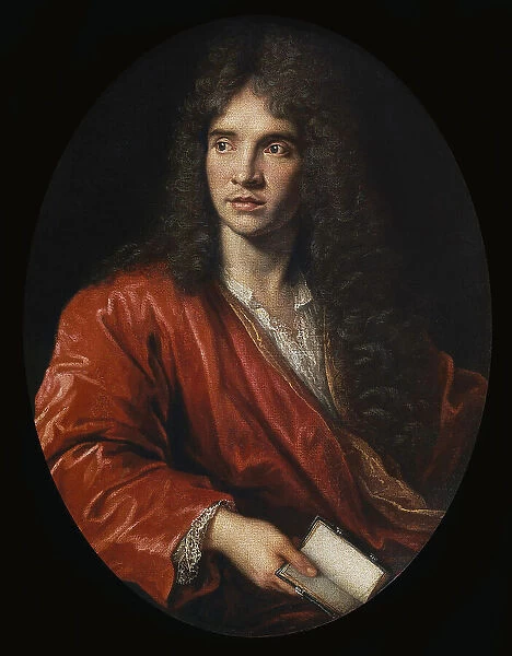 Portrait of the author Moliére (1622-1673), 17th century. Creator: Mignard, Pierre (1612-1695)