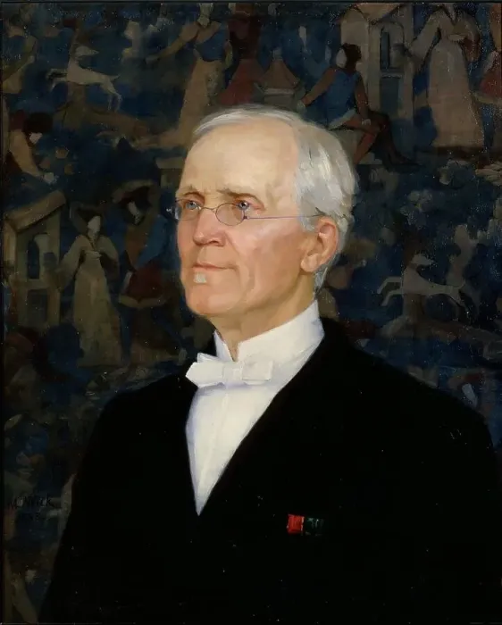 Framed Print : Portrait of B. O. Schauman, 1888. Creator: Maria Wiik Framed Print : Portrait of B. O. Schauman, 1888. Creator: Maria Wiik