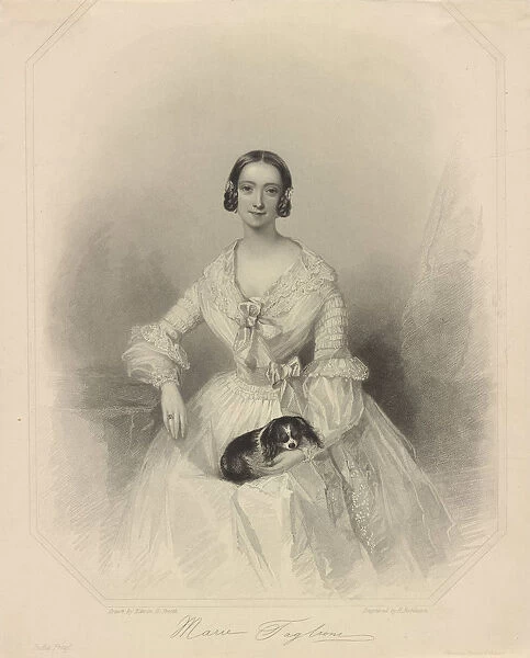 Portrait of the ballerina Marie Taglioni (1804-1884), ca 1835
