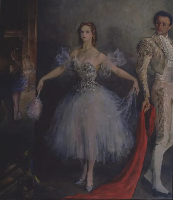 Framed Print : Portrait of the ballet dancer Marina Semyonova as Carmen. Artist: Williams, Pyotr Vladimirovich
