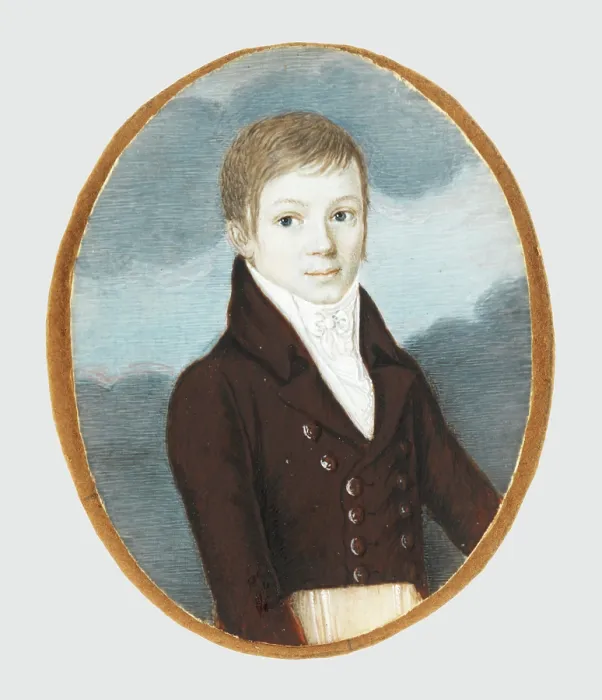 Framed Print : Portrait of Baltazar Szirmay as a Child, around 1800. Creator: Unknown Framed Print : Portrait of Baltazar Szirmay as a Child, around 1800. Creator: Unknown