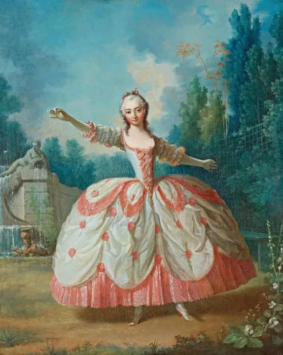 Framed Print : Portrait of Barbara Campanini (1721-1799), known as La Barbarina, 1721. Artist: Delaroche, Jean Philippe (1710-1767) Framed Print : Portrait of Barbara Campanini (1721-1799), known as La Barbarina, 1721. Artist: Delaroche, Jean Philippe (1710-1767)