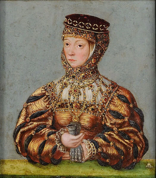 Portrait of Barbara Radziwill (1520-1551), Queen of Poland and Grand Duchess of Lithuania, c. 1565