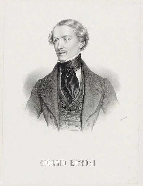 Portrait of the baritone Giorgio Ronconi (1810-1890), 1830s