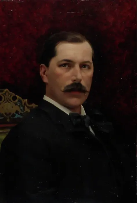 Framed Print : Portrait of Baron Delort de Gléon, 1883. Creator: Gunnar Berndtson Framed Print : Portrait of Baron Delort de Gléon, 1883. Creator: Gunnar Berndtson