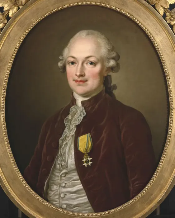 Framed Print : Portrait of Baron Erik Magnus Stael von Holstein (1749-1802), 1796 Framed Print : Portrait of Baron Erik Magnus Stael von Holstein (1749-1802), 1796