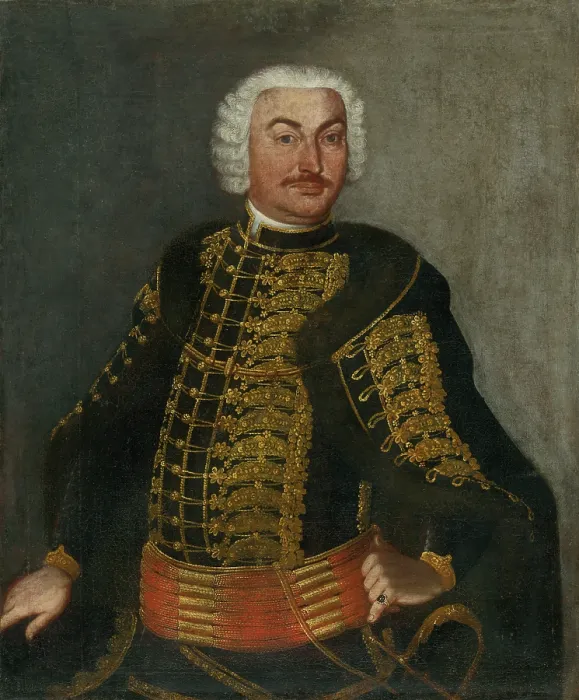 Framed Print : Portrait of Baron Jan Revay from Trebostov; Head of the Turiec district administration...around 1740 Creators: Unknown, Jan Gottlieb Kramer Framed Print : Portrait of Baron Jan Revay from Trebostov; Head of the Turiec district administration...around 1740 Creators: Unknown, Jan Gottlieb Kramer