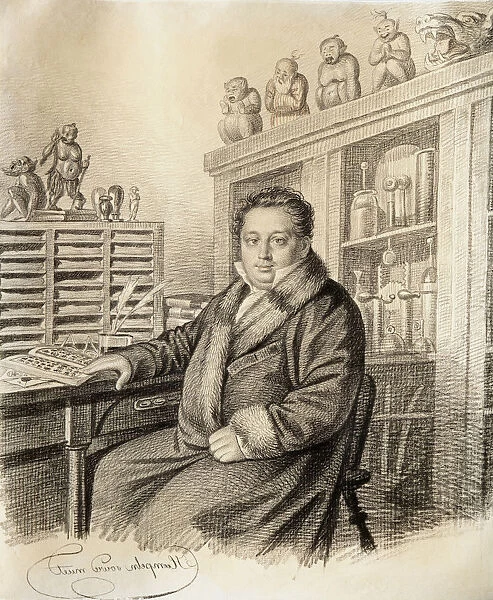 Portrait of Baron Paul Ludwig Schilling von Cannstatt (1786-1837), before 1822. Creator: Hampeln