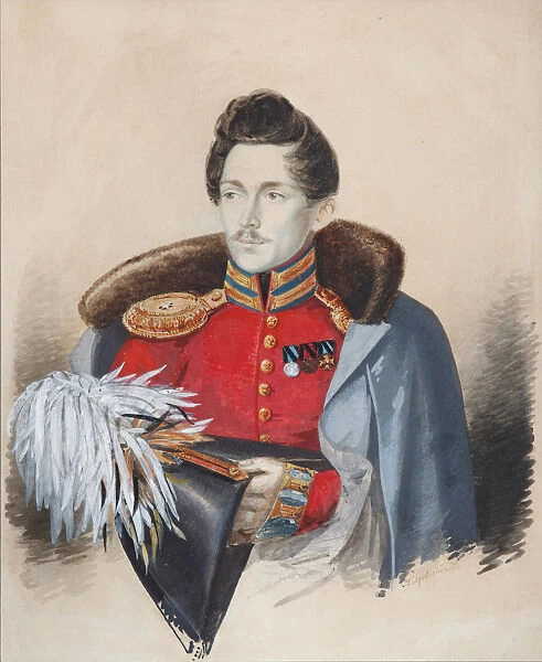 Portrait of Baron Yegor Fyodorovich Tiesenhausen (1800-1850), 1830s. Artist: Pokrovsky, A. A. (active c. 1830)