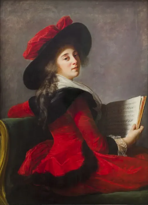 Framed Print : Portrait of the Baroness Crussol, wife of Henri-Charles-Emmanuel de Crussol-Florensac, nee Anne Mari Framed Print : Portrait of the Baroness Crussol, wife of Henri-Charles-Emmanuel de Crussol-Florensac, nee Anne Mari