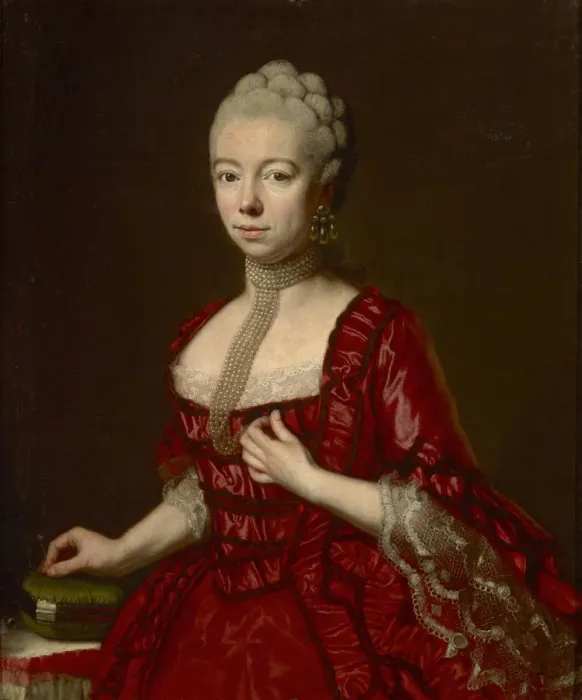 Framed Print : Portrait of Baroness Sophia Katharina von Brukenthal, nee von Klockner, c. 1790 Framed Print : Portrait of Baroness Sophia Katharina von Brukenthal, nee von Klockner, c. 1790