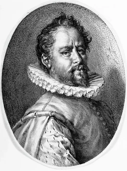 Framed Print : Portrait of Bartholomeus Spranger, 1597. Creator: Jan Muller Framed Print : Portrait of Bartholomeus Spranger, 1597. Creator: Jan Muller