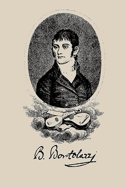 Portrait of Bartolomeo Bortolazzi (1772-1846). Creator: Scheffner, Johann Gottfried (1765-1825)