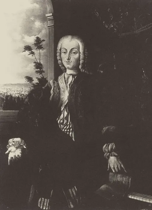 Framed Print : Portrait of Bartolomeo Cristofori (1655-1731), 1726. Creator: Anonymous Framed Print : Portrait of Bartolomeo Cristofori (1655-1731), 1726. Creator: Anonymous