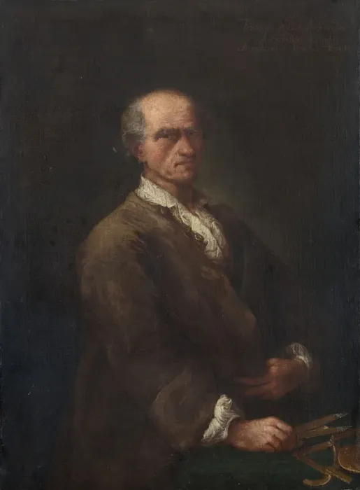 Framed Print : Portrait of Bartolomeo Ferracina (1692-1777), ca 1770. Creator: Longhi, Alessandro (1733-1813) Framed Print : Portrait of Bartolomeo Ferracina (1692-1777), ca 1770. Creator: Longhi, Alessandro (1733-1813)